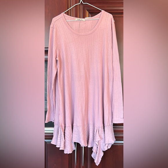 Free People Lilac Ruffle Tank Top - Picture 5 of 7